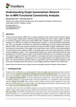 Understanding Graph Isomorphism Network for rs-fMRI Functional
  Connectivity Analysis