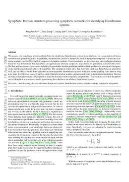 SympNets: Intrinsic structure-preserving symplectic networks for
  identifying Hamiltonian systems