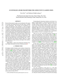 An Ontology-Aware Framework for Audio Event Classification