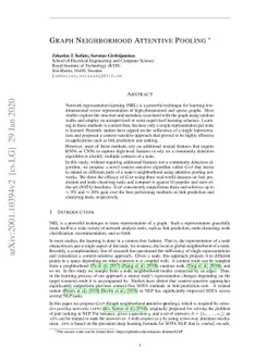 Graph Neighborhood Attentive Pooling