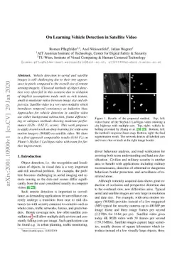 On Learning Vehicle Detection in Satellite Video