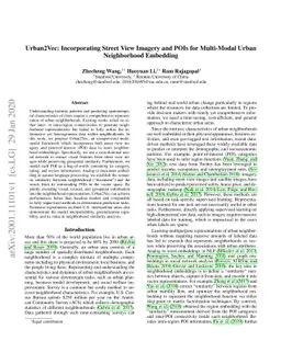 Urban2Vec: Incorporating Street View Imagery and POIs for Multi-Modal
  Urban Neighborhood Embedding