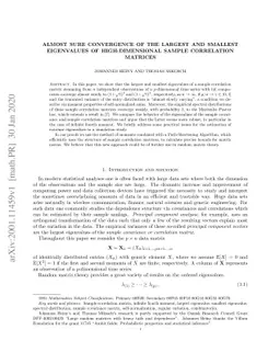 Almost sure convergence of the largest and smallest eigenvalues of
  high-dimensional sample correlation matrices
