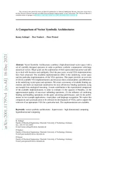 A comparison of Vector Symbolic Architectures