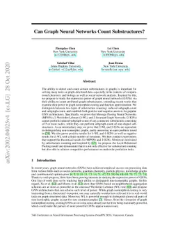 Can Graph Neural Networks Count Substructures?