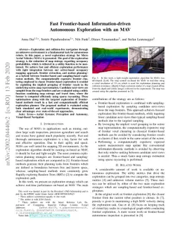 Fast Frontier-based Information-driven Autonomous Exploration with an
  MAV