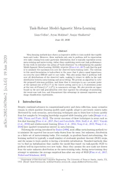 Task-Robust Model-Agnostic Meta-Learning