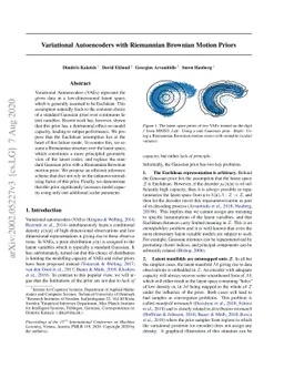 Variational Autoencoders with Riemannian Brownian Motion Priors