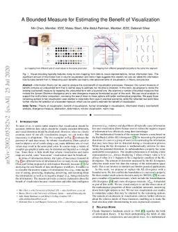 A Bounded Measure for Estimating the Benefit of Visualization