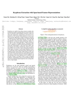 Keyphrase Extraction with Span-based Feature Representations