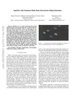 SpotNet: Self-Attention Multi-Task Network for Object Detection