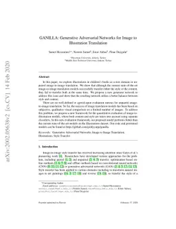 GANILLA: Generative Adversarial Networks for Image to Illustration
  Translation