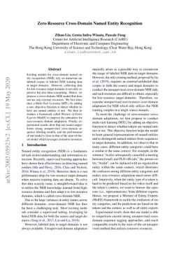 Zero-Resource Cross-Domain Named Entity Recognition