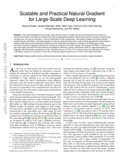 Scalable and Practical Natural Gradient for Large-Scale Deep Learning