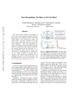 Face Recognition: Too Bias, or Not Too Bias?