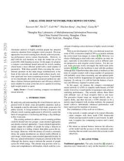 A Real-Time Deep Network for Crowd Counting