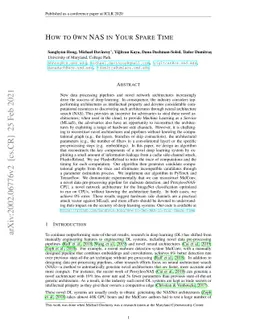 How to 0wn NAS in Your Spare Time