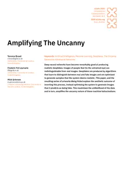 Amplifying The Uncanny