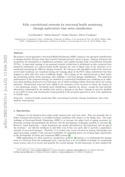 Fully convolutional networks for structural health monitoring through
  multivariate time series classification