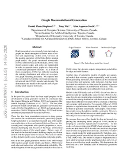 Graph Deconvolutional Generation