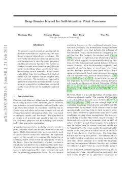 Deep Fourier Kernel for Self-Attentive Point Processes