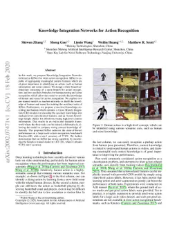 Knowledge Integration Networks for Action Recognition