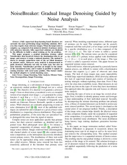 NoiseBreaker: Gradual Image Denoising Guided by Noise Analysis