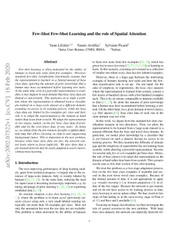 Few-Shot Few-Shot Learning and the role of Spatial Attention