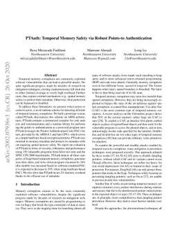 PTAuth: Temporal Memory Safety via Robust Points-to Authentication
