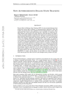 Non-Autoregressive Dialog State Tracking