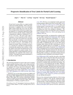 Progressive Identification of True Labels for Partial-Label Learning
