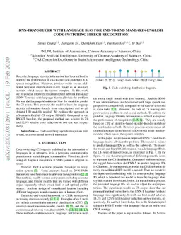 Rnn-transducer with language bias for end-to-end Mandarin-English
  code-switching speech recognition