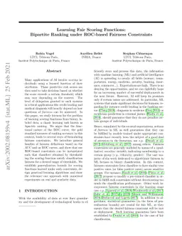 Learning Fair Scoring Functions: Bipartite Ranking under ROC-based
  Fairness Constraints