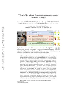 VQA-LOL: Visual Question Answering under the Lens of Logic