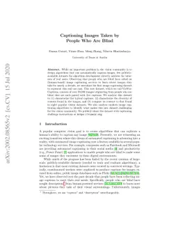 Captioning Images Taken by People Who Are Blind