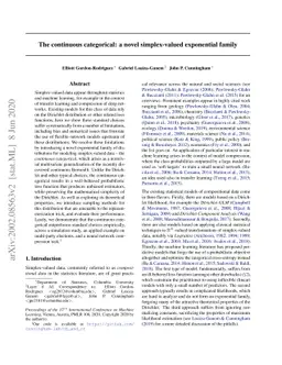 The continuous categorical: a novel simplex-valued exponential family