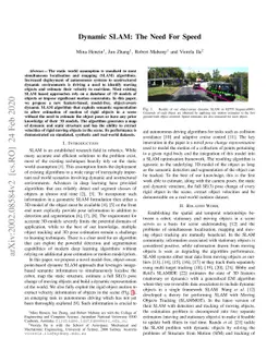 Dynamic SLAM: The Need For Speed