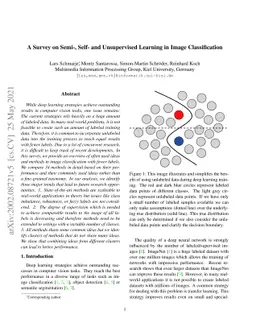 A survey on Semi-, Self- and Unsupervised Learning for Image
  Classification
