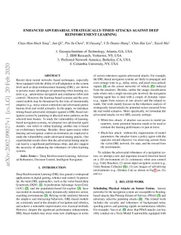 Enhanced Adversarial Strategically-Timed Attacks against Deep
  Reinforcement Learning