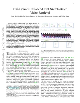 Fine-Grained Instance-Level Sketch-Based Video Retrieval
