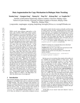 Data Augmentation for Copy-Mechanism in Dialogue State Tracking