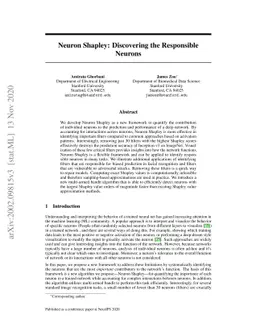 Neuron Shapley: Discovering the Responsible Neurons
