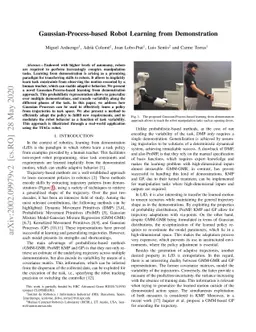 Gaussian-Process-based Robot Learning from Demonstration