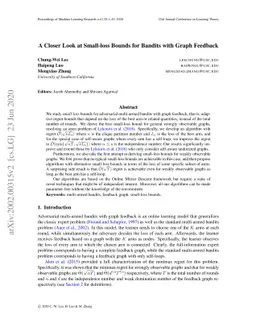 A Closer Look at Small-loss Bounds for Bandits with Graph Feedback