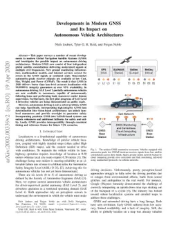 Developments in Modern GNSS and Its Impact on Autonomous Vehicle
  Architectures