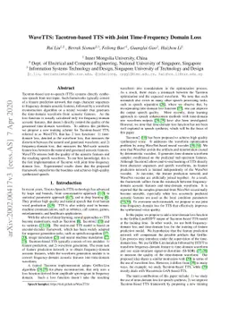 WaveTTS: Tacotron-based TTS with Joint Time-Frequency Domain Loss