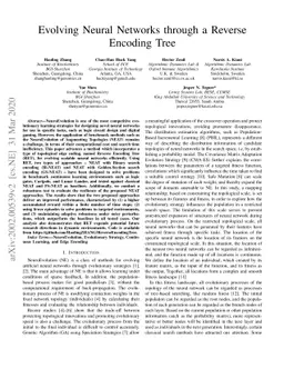 Evolving Neural Networks through a Reverse Encoding Tree