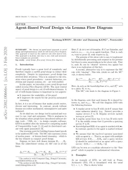 Agent-Based Proof Design via Lemma Flow Diagram