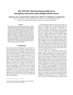 BeCAPTCHA: Detecting Human Behavior in Smartphone Interaction using
  Multiple Inbuilt Sensors