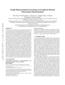 Graph Representation Learning via Graphical Mutual Information
  Maximization